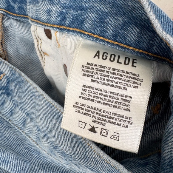 Agolde Parker Vintage Cut Off Short in Swapmeet - Size 28 - Picture 4 of 5